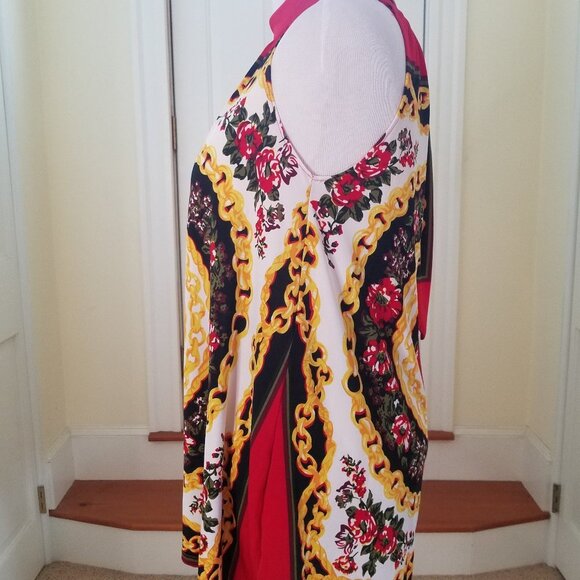 Fashion in style multicolored top sz XL - Picture 4 of 5